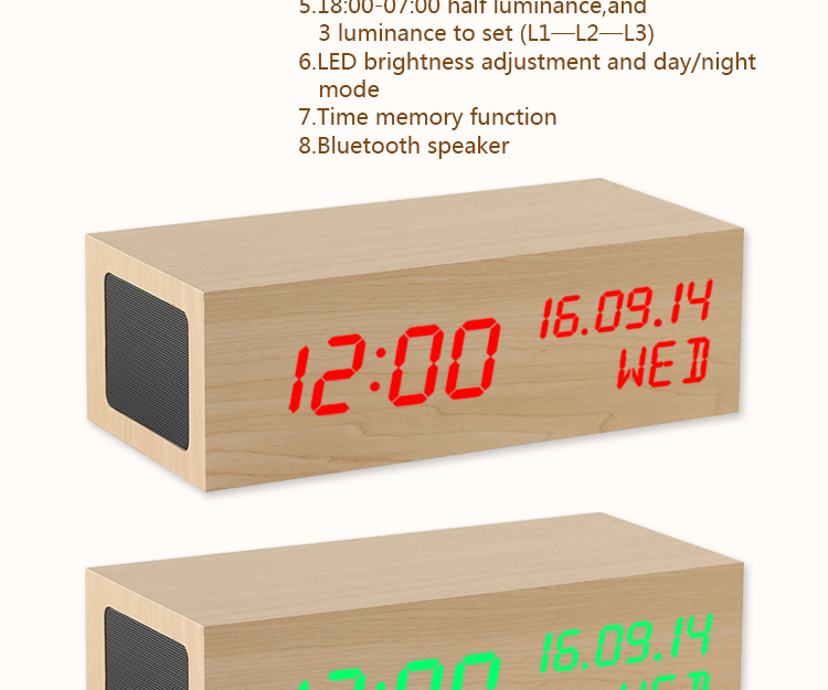 alarm bluetooth speaker