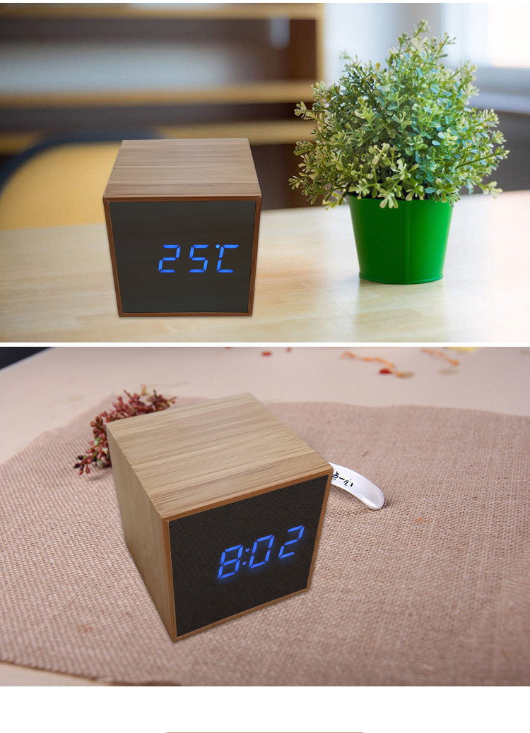 digital wooden clock supplier
