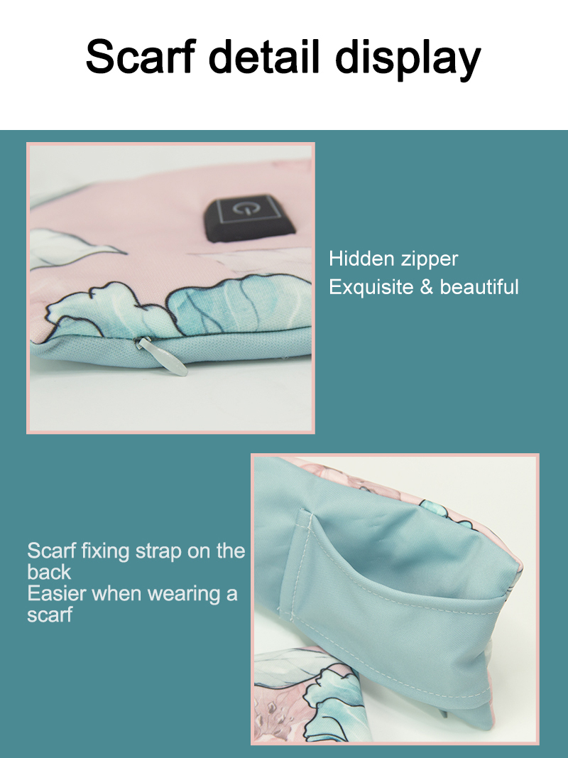 heating usb neck warmer scarf