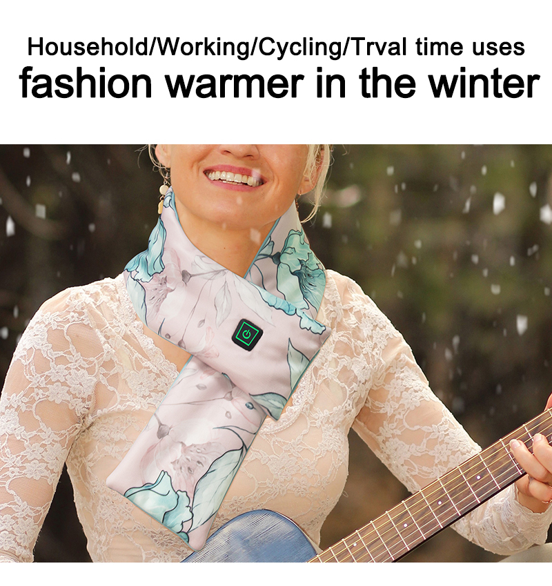 heating usb neck warmer scarf