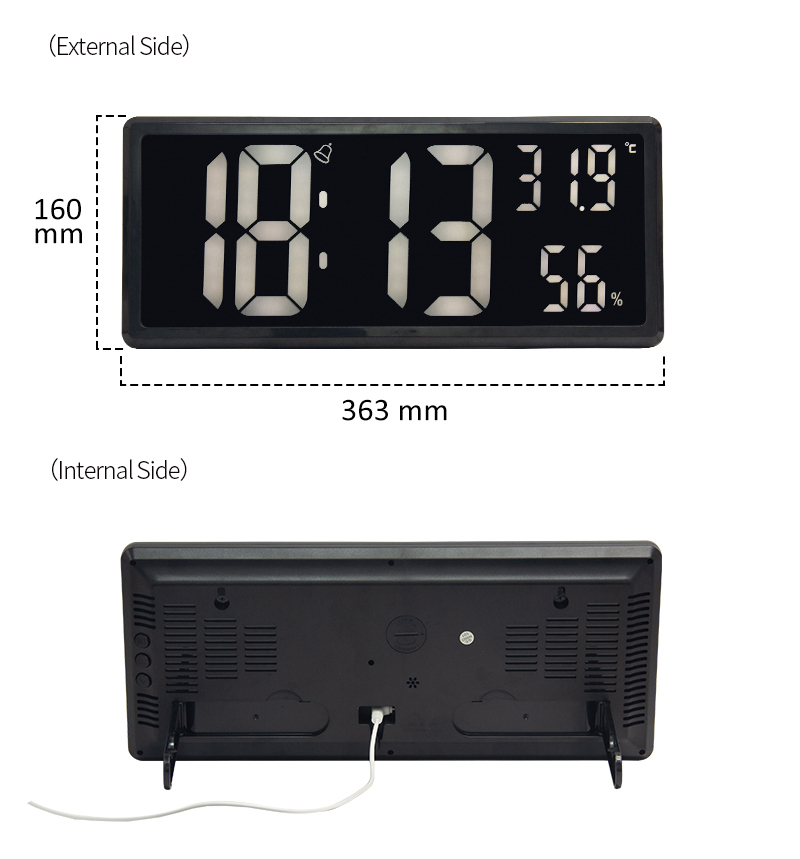 large digital clock