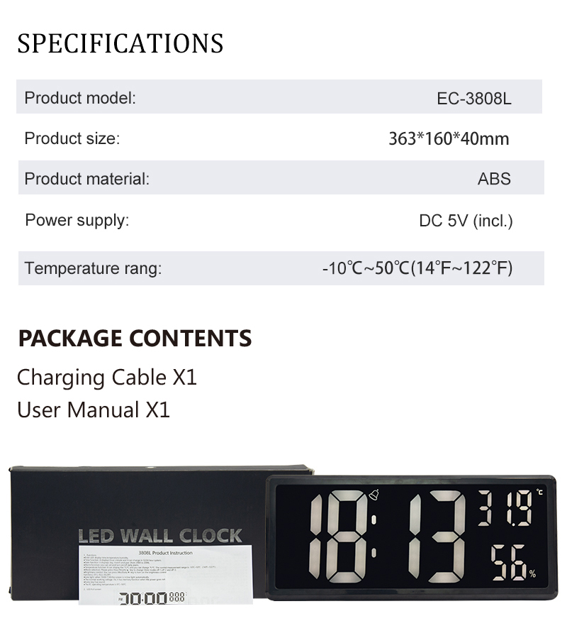 large digital clock