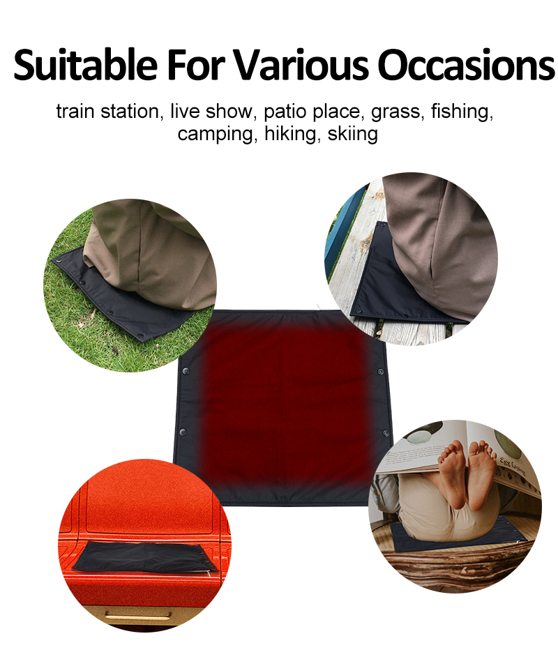 foldable camping heated seat cushion