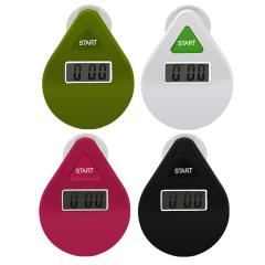 Waterproof countdown shower timer with suction cup