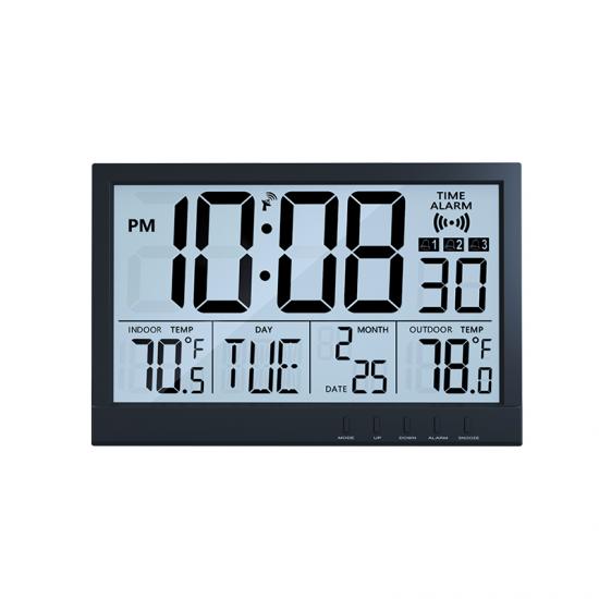 digital multifunction LCD clock