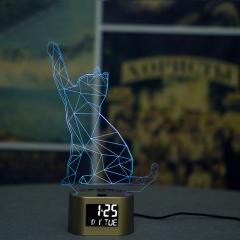 LCD newly design lamp table clock