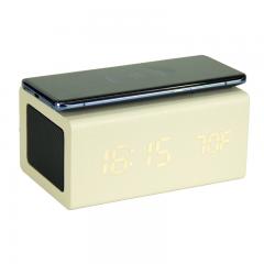wooden alarm clock