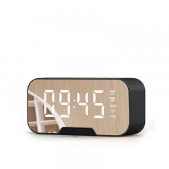 LED mirror clock