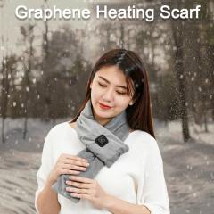 Heated scarf with power bank