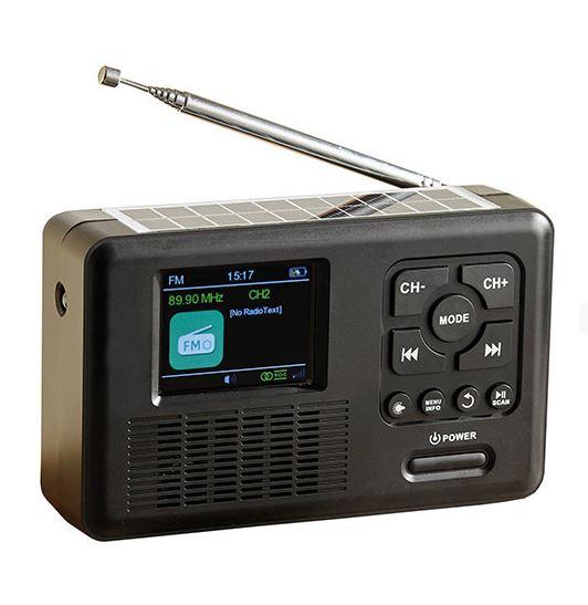 Solar DAB+ FM Radio Bluetooth speaker