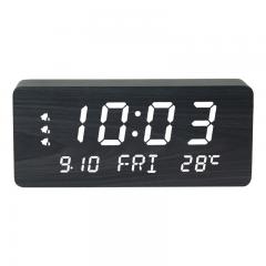 Wooden desktop/table alarm clock