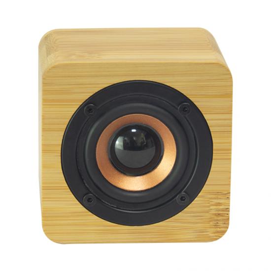 Bamboo Mini Wireless Speaker with Rechargeable Battery