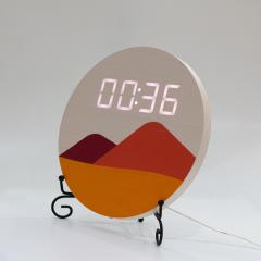 Pattern LED Wall Clock