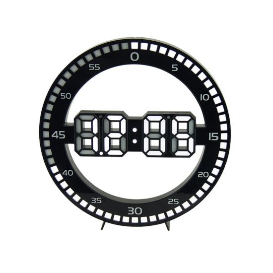 LED Wall Clock 3D