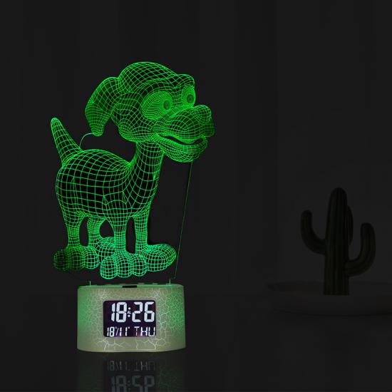 RGB Led Light Pattern Table Clock