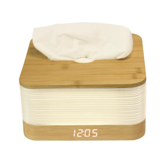 Wooden Lamp Led Clock