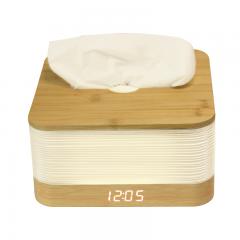 Wooden Lamp Led Clock