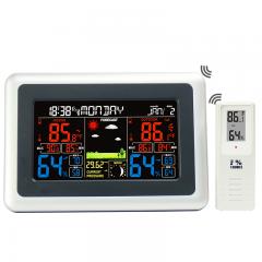 Indoor/Outdoor Weather Station Clock