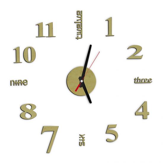 wood wall clock