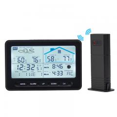 Indoor Outdoor Temp-hygrometer clock