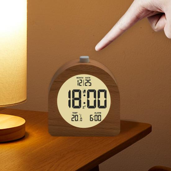 Wooden Alarm Clock