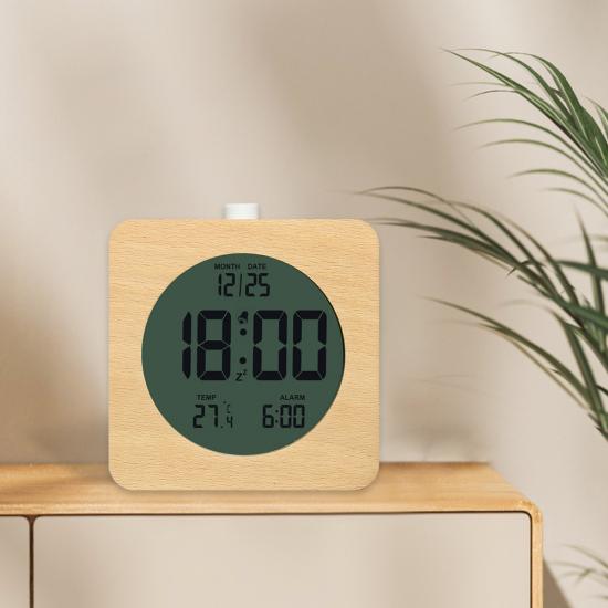 Wooden Alarm Clock