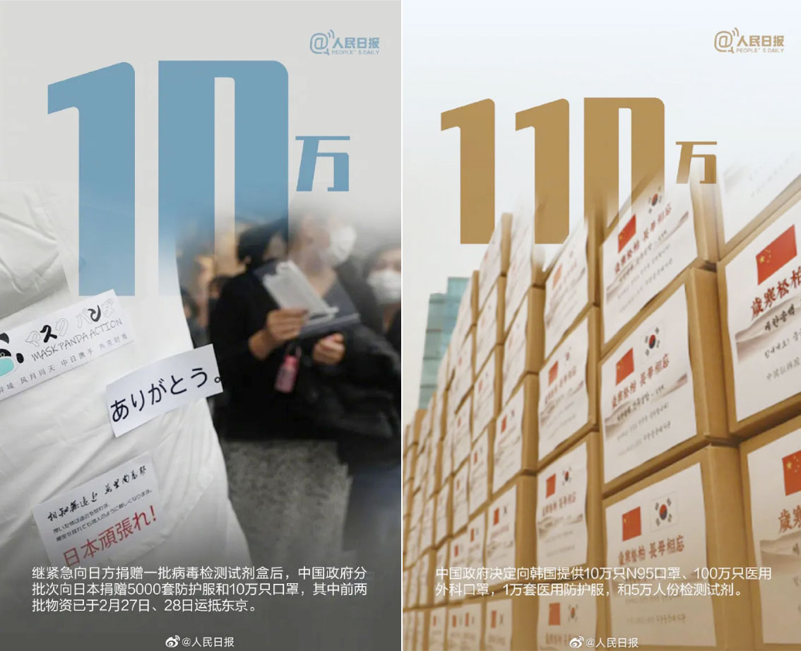 China's Aid for foreign countries to Fight Outbreak together!